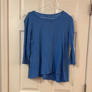 Crown & Ivy Women's Sky Blue Long Sleeve Top